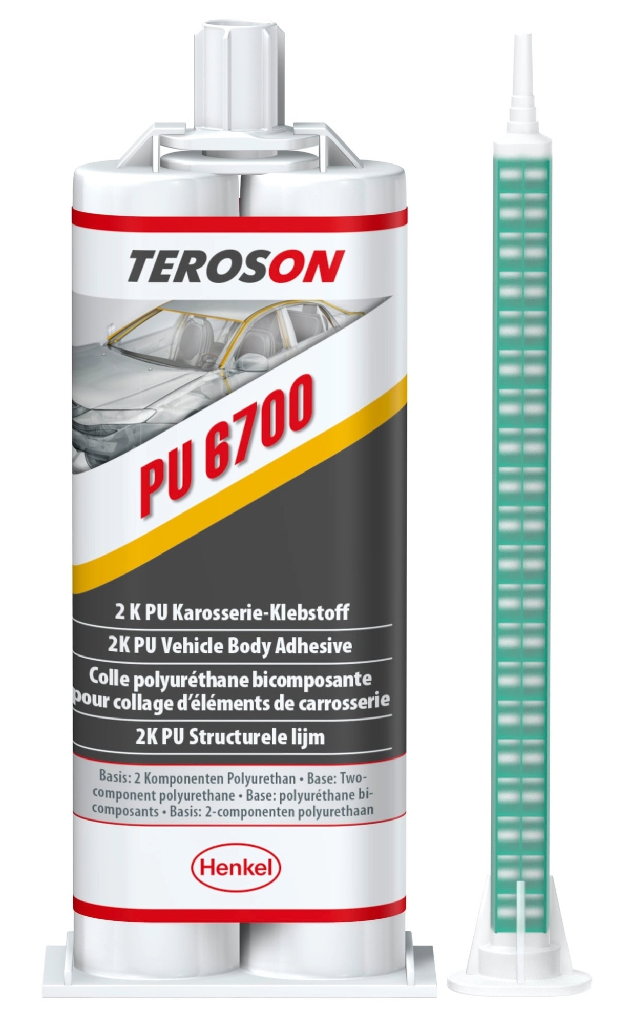 Henkel™ Teroson® PU 6700 Polyurethan Klebstoff, 250 ml, Grau, 2K, 881835, Für Universelle Anwendung