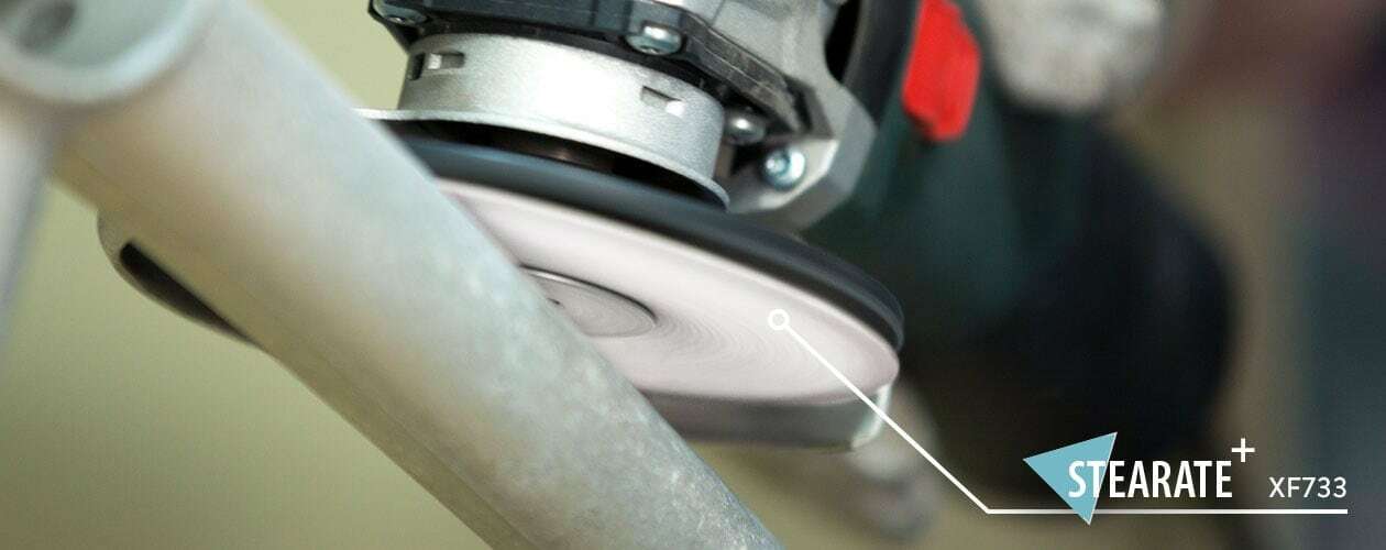 VSM STEARAT Plus XF733 787594 Ø 125 mm x ø 22,23 mm, P36, 4-fach Schlitz Ausführung (S1E), 12.200 U./Min., Fiberscheibe mit Keramikkorn, Für Aluminium und NE-Metallen