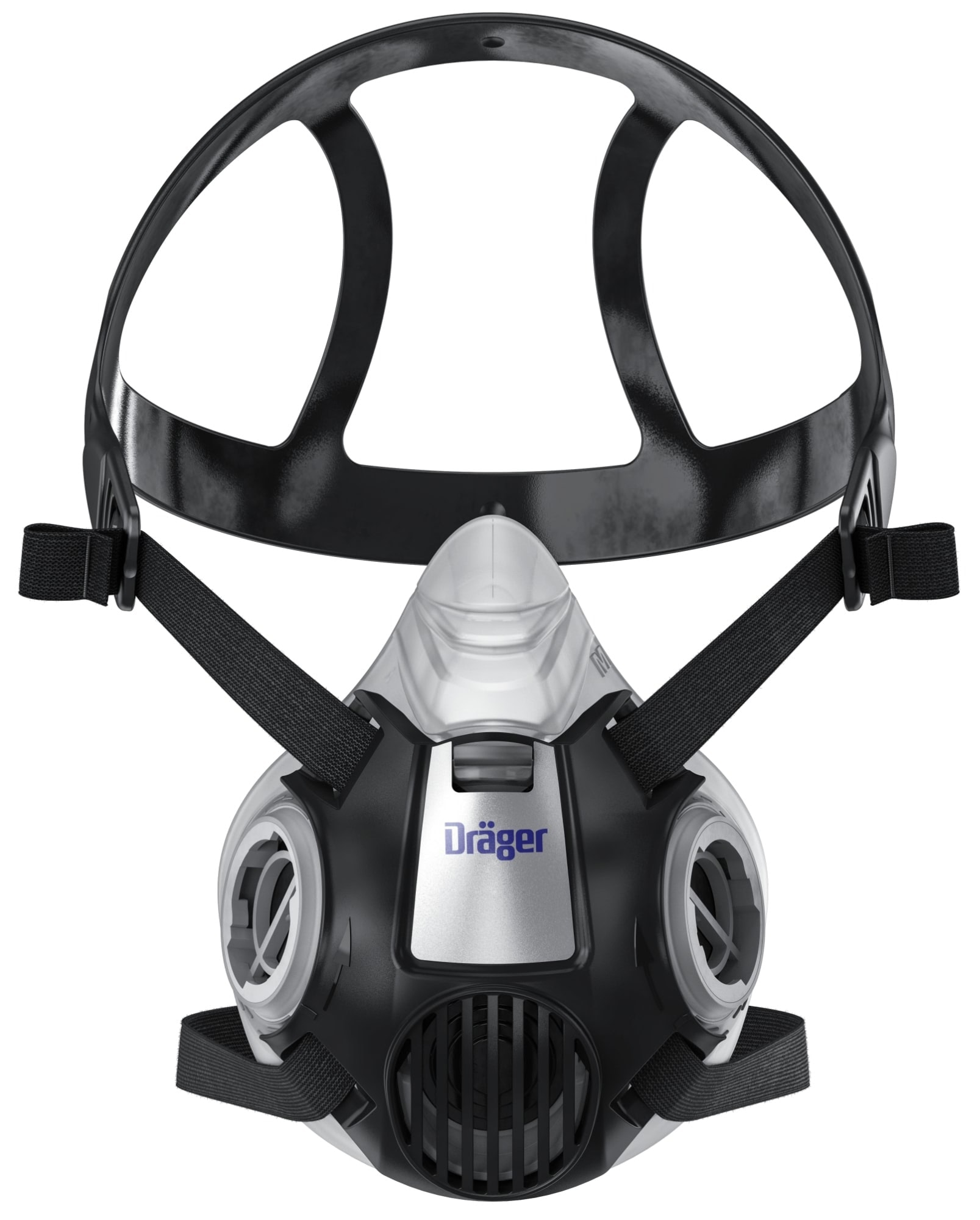 Dräger® X-plore® 3300 Gasmaske / Halbmaske Handwerker Set 3701431, Größe S, P3 R D Partikelfilter, Soft TPE, Dräger® Bajonett-Klick Filteranschluss