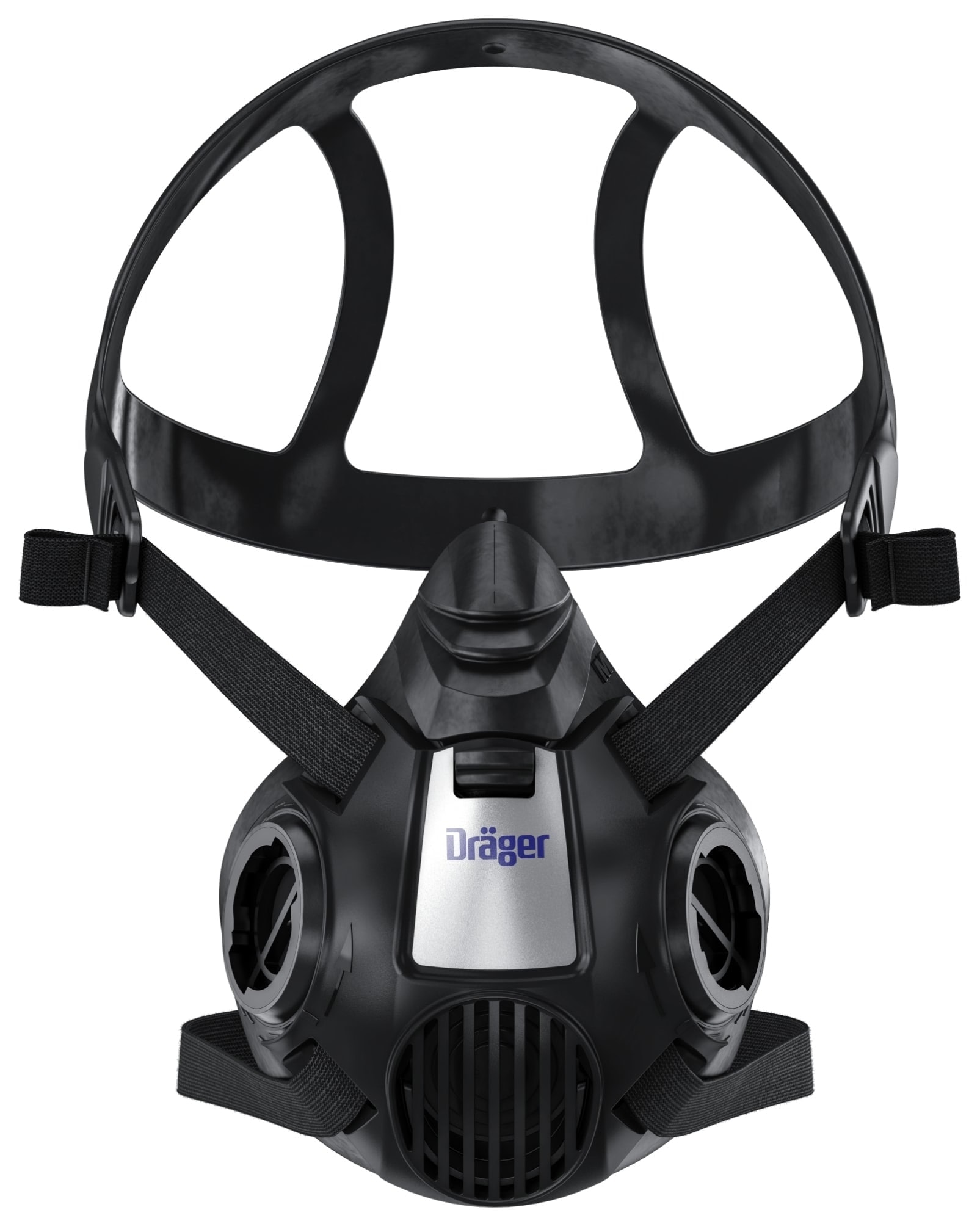 Dräger® X-plore® 3500 Gasmaske / Halbmaske A1B1E1K1 Hg P3 R D Filter Waldbrand Set 3707009, Größe S, Dräger Flex, Dräger® Bajonett-Klick Filteranschluss