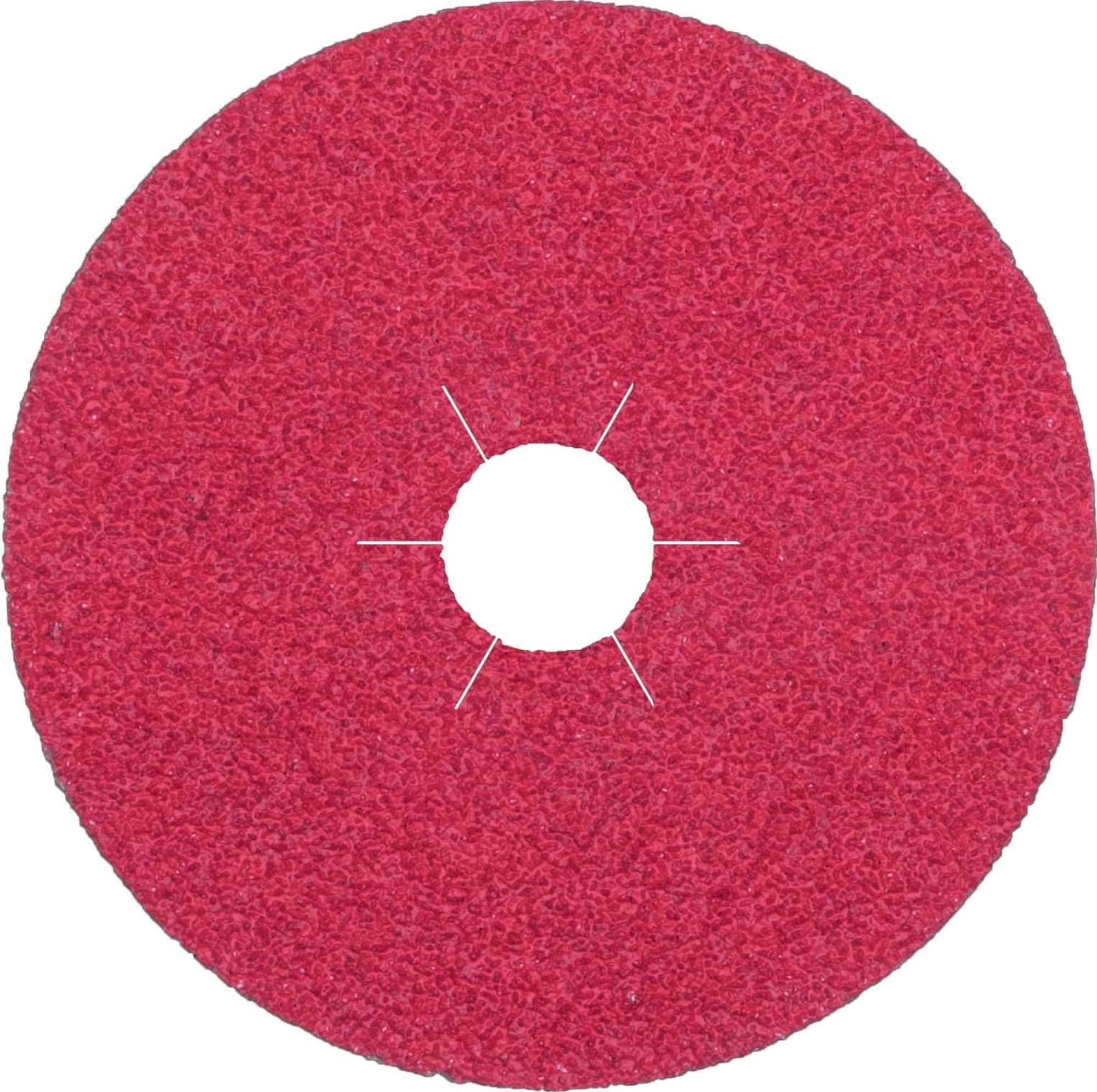 KLINGSPOR FS 964 ACT Fiberscheibe 330493, Ø 180 mm x ø 22 mm, P40, 6-fach Schlitz = Ausführung (30), K, Keramikkorn, Für Stahl & Edelstahl Schleifanwendungen
