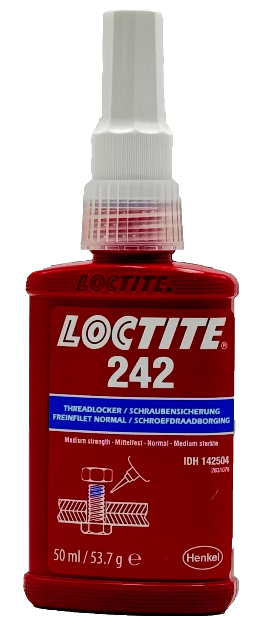 Henkel™ Loctite® Schraubensicherung 242, 50 ml, Blau, 142504, Universell einsetzbar