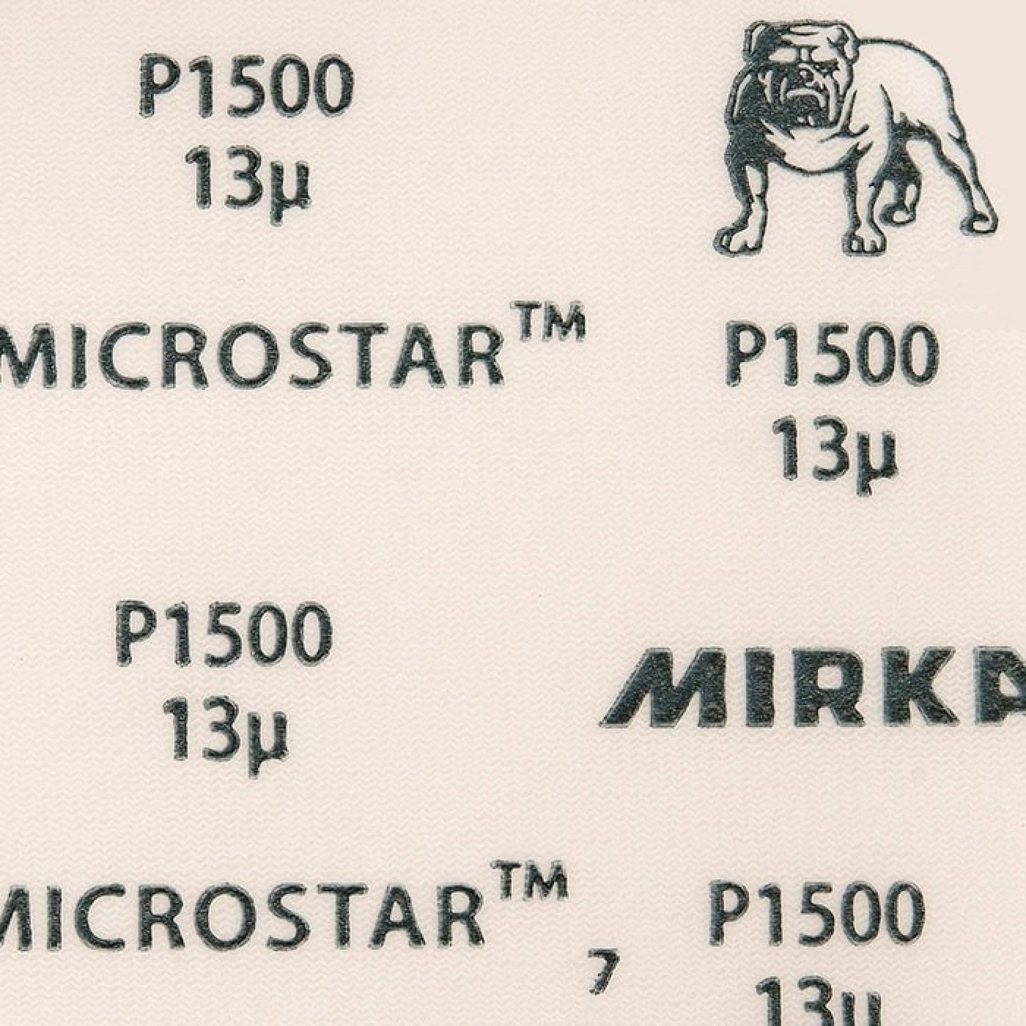 Mirka® Microstar FM62205081, Ø 150 mm, P800, Ungelocht, Kletthaftend, Schleifscheibe mit Aluminiumkorn