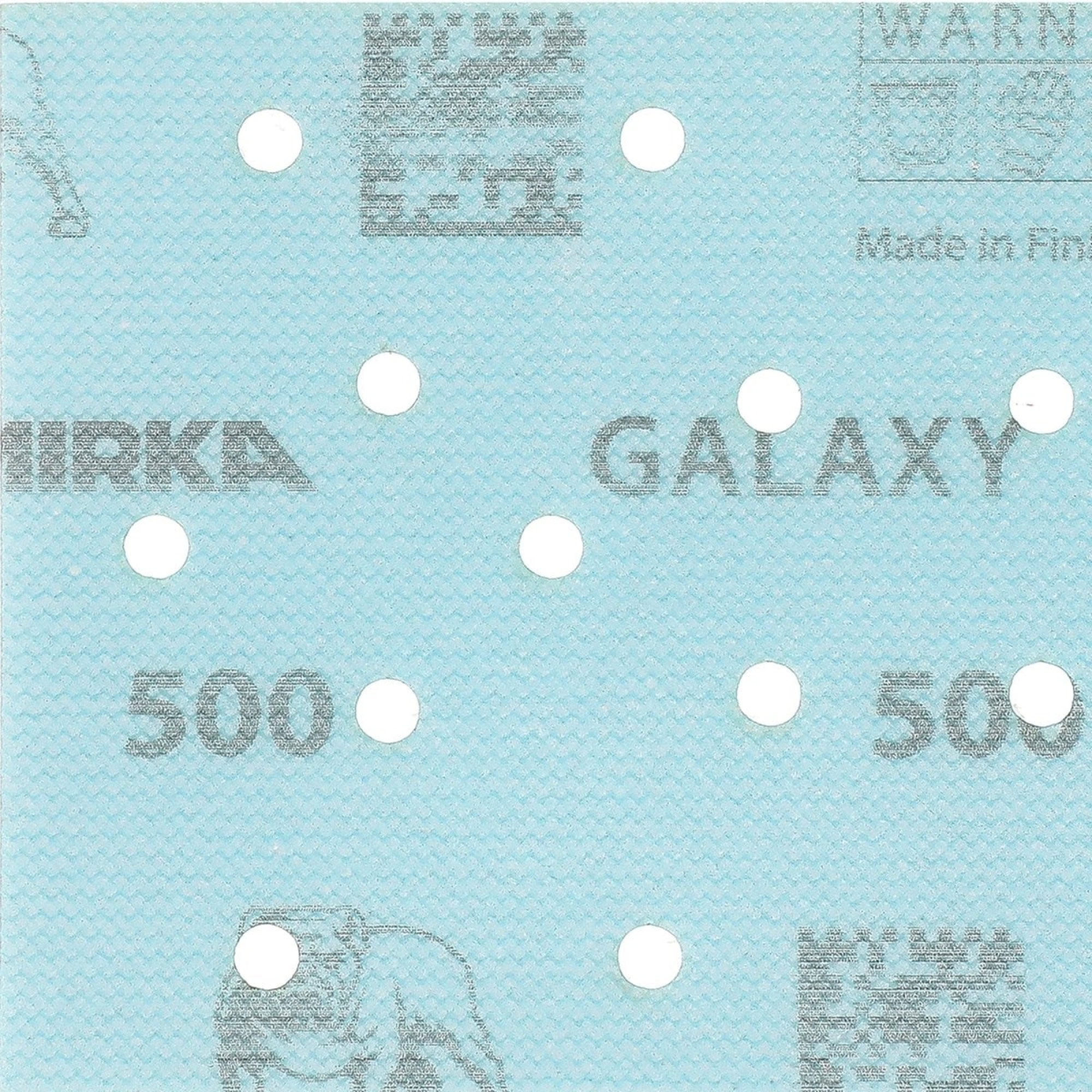 Mirka® Galaxy FY6BJ06240, 70 mm x 10 m, P40, Multilochung, 70 x 70 mm Stücke perforiert, 146 Stück auf der Rolle, Kletthaftend, Multifit™ Technologie, Schleifrolle mit Präzisions-Keramik- & Aluminiumkorn