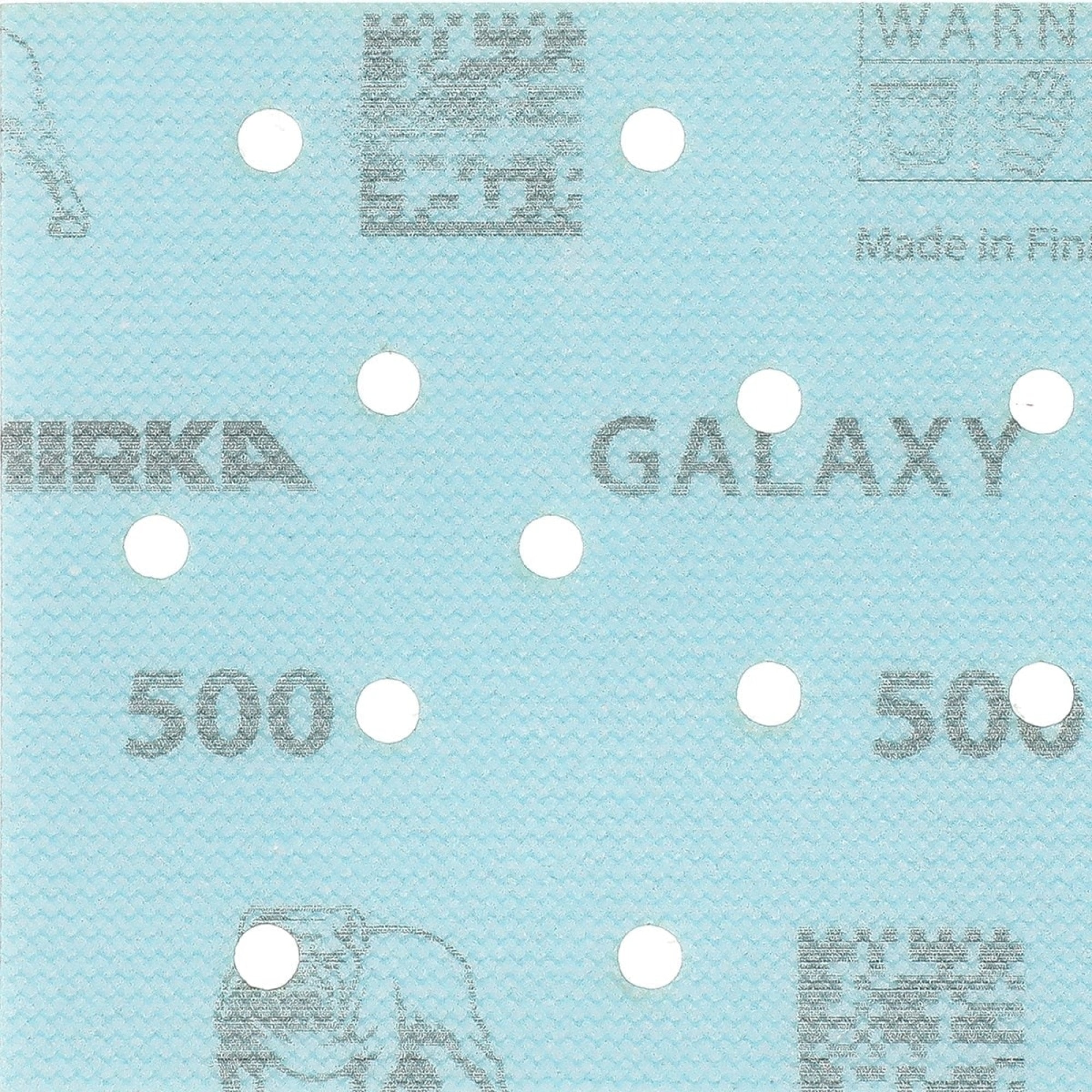 Mirka® Galaxy FY6BK05025, 81 mm x 133 mm, P240, Multilochung, Kletthaftend, Multifit™ Technologie, Schleifstreifen mit Präzisions-Keramik- & Aluminiumkorn