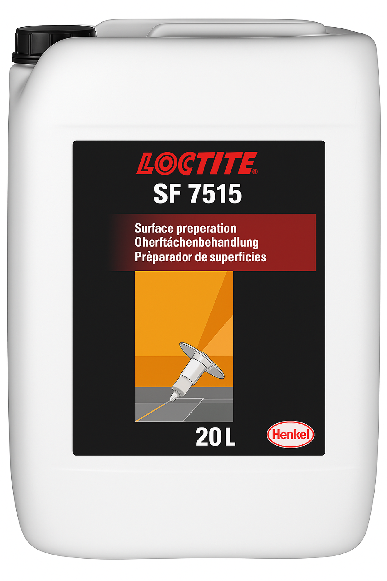 Henkel™ Loctite® SF 7515 Oberflächenbehandlung, 20 l, Bernsteinfarben, 1444158, Für temporären Schutz gegen Flugrost