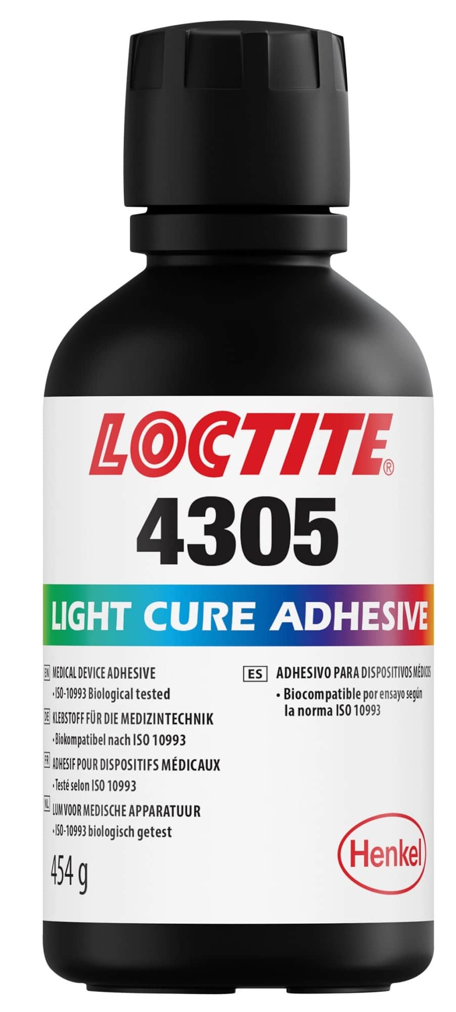 Henkel™ Loctite® 4305 UV Klebstoff, 454 g, Transparent/Hellgrün, 456622, Für Kunststoffe und Metalle