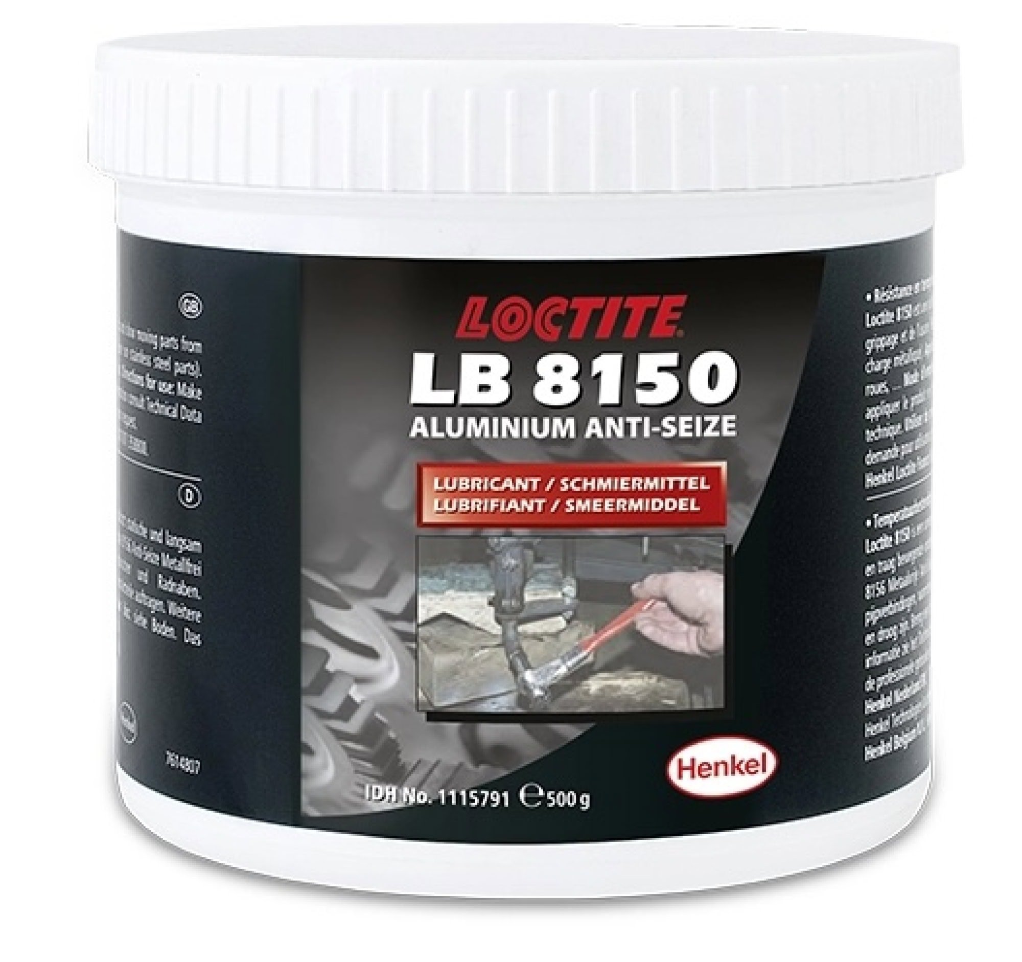 Henkel™ Loctite® LB 8150 Anti-Seize Schmierstoff, 400 g, Silber, 2900107, Für extreme Temperaturen