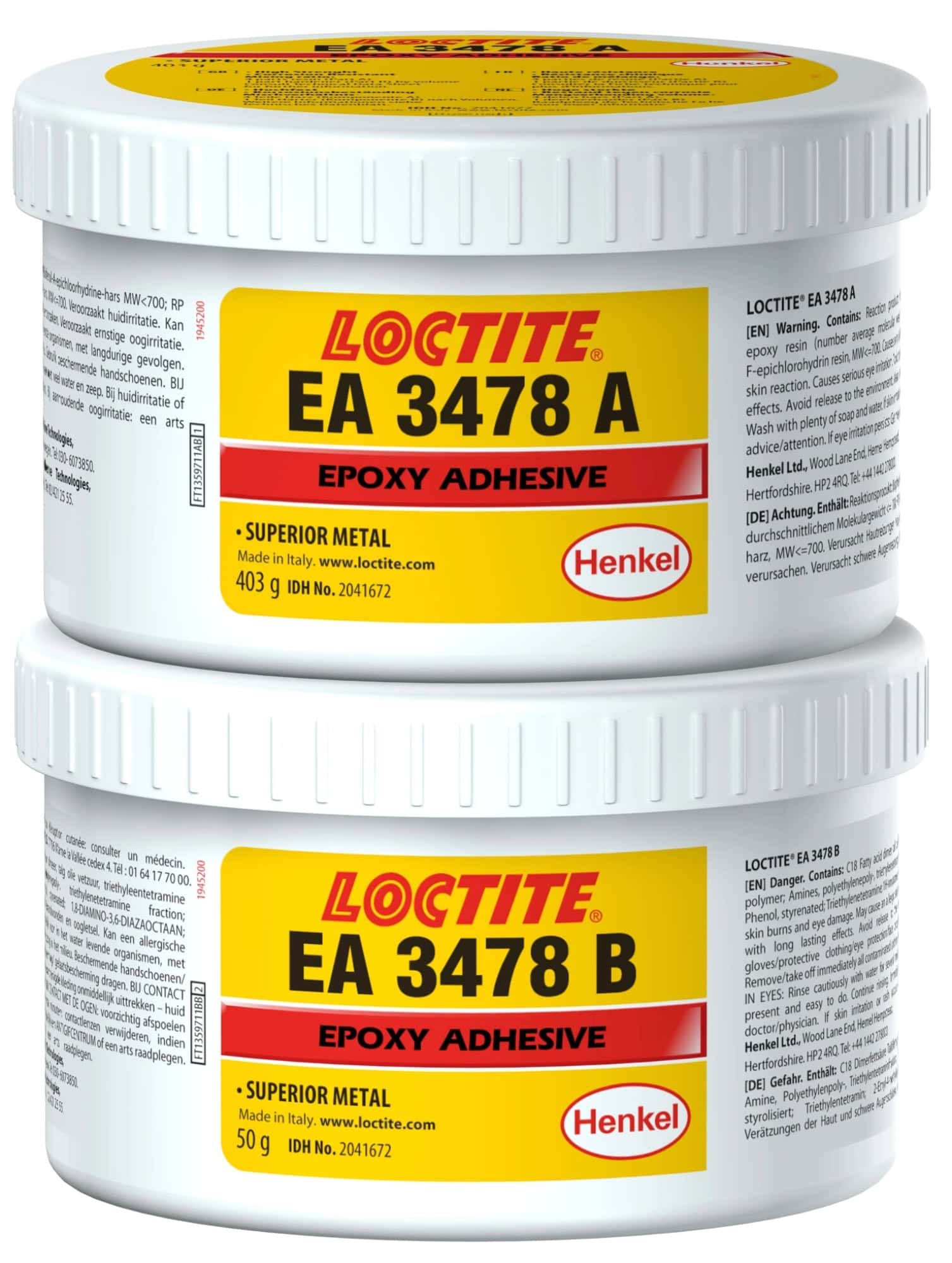 Henkel™ Loctite® EA 3478 2K Epoxidharzsystem, 453 g, Grau, 2941219, Ideal zur Reparatur von durch Mechanik oder Korrosion beschädigten Teilen