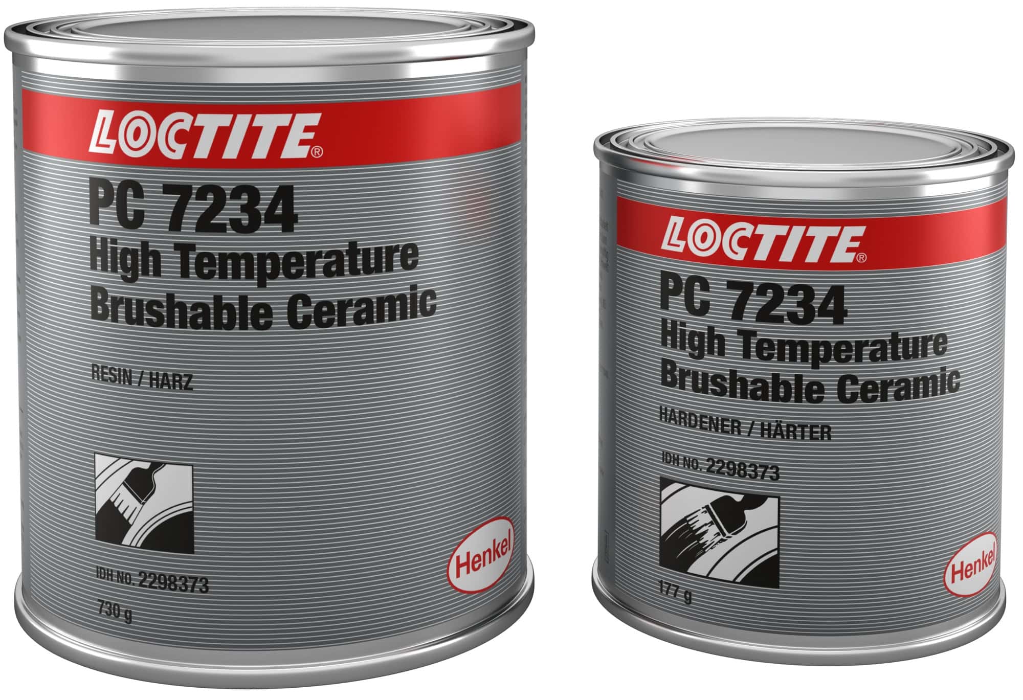 Henkel™ Loctite® PC 7234 Epoxidbeschichtung, 907 g, Rot, 4.25 : 1, 2K, 2298373, Zum Schutz vor Abrieb