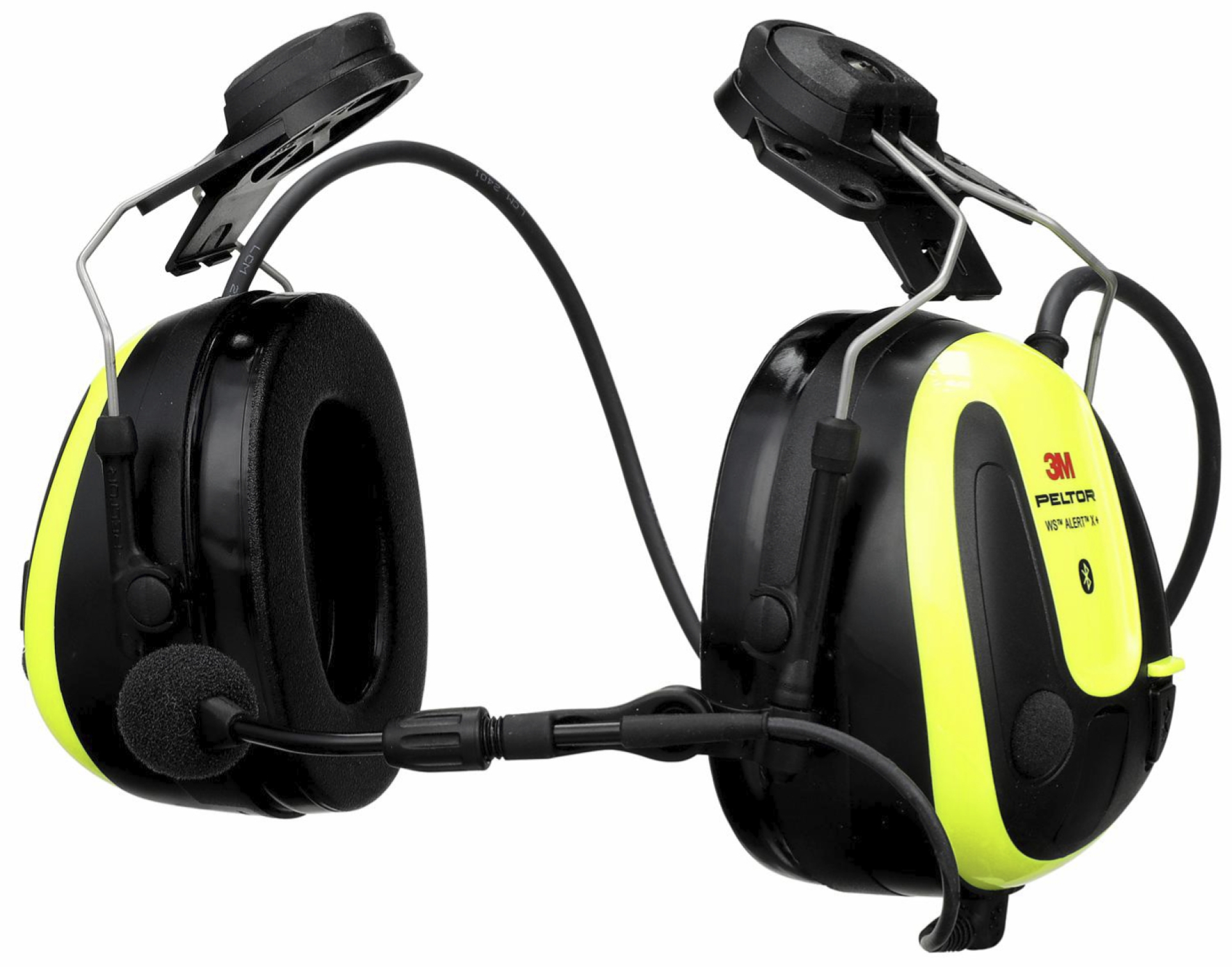 3M™ PELTOR™ WS™ ALERT™ Gehörschutz Headset X+ MRX21P3E3WS7, Kopfbügel, SNR = 31 dB, Gelb / Schwarz, Helmbefestigung, Elektronischer Kommunikations Kapselgehörschutz für den dauerhaften Einsatz