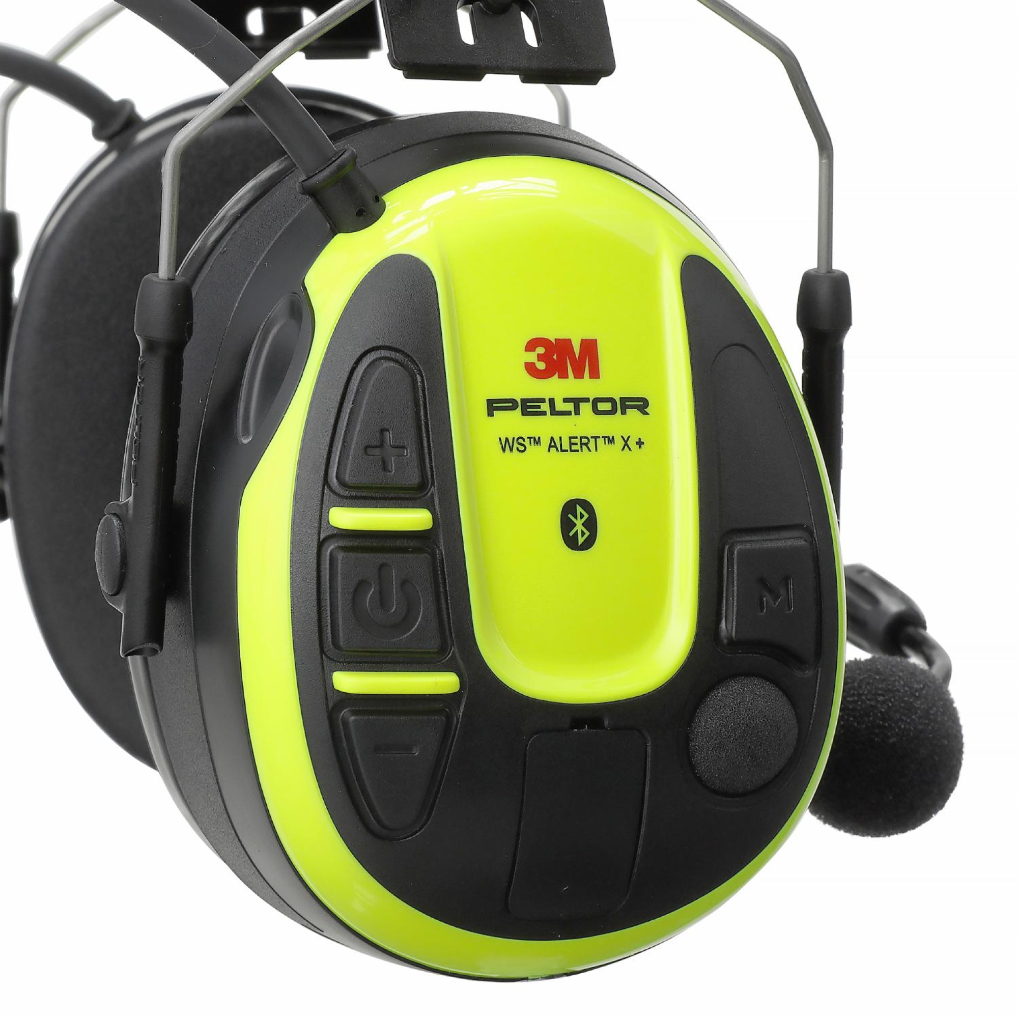 3M™ PELTOR™ WS™ ALERT™ Gehörschutz Headset X+ MRX21P3E3WS7, Kopfbügel, SNR = 31 dB, Gelb / Schwarz, Helmbefestigung, Elektronischer Kommunikations Kapselgehörschutz für den dauerhaften Einsatz
