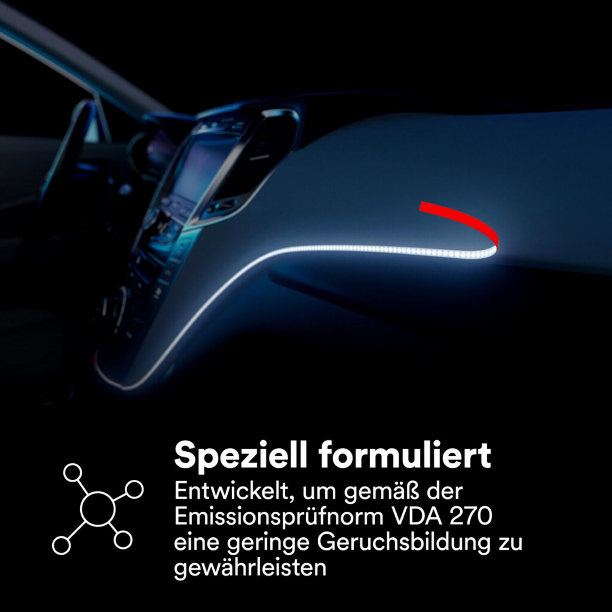 3M™ VHB™ LVO-160BF Doppelseitiges Klebeband LVO-160/1219/33, 1219 mm x 33 m, 1,6 mm, Schwarz, Folien Abdeckung, Geringe VOC Werte, Für KFZ Bau und Haushaltselektronik