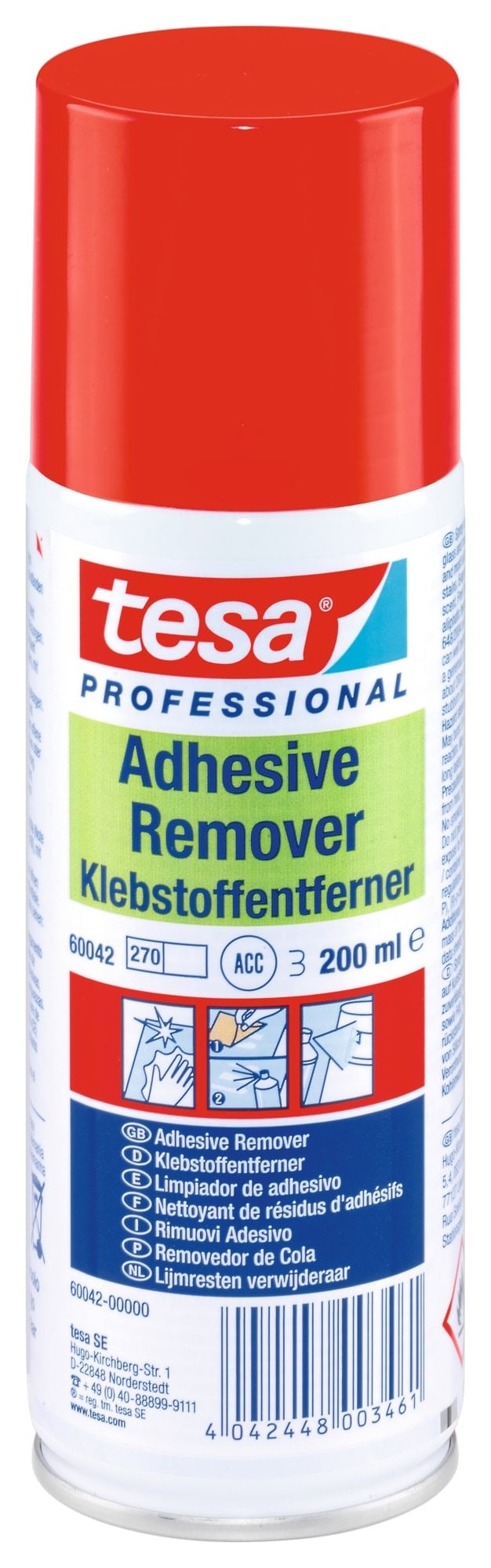 Tesa® 60042, 200 ml, Transparent, Klebstoffentferner