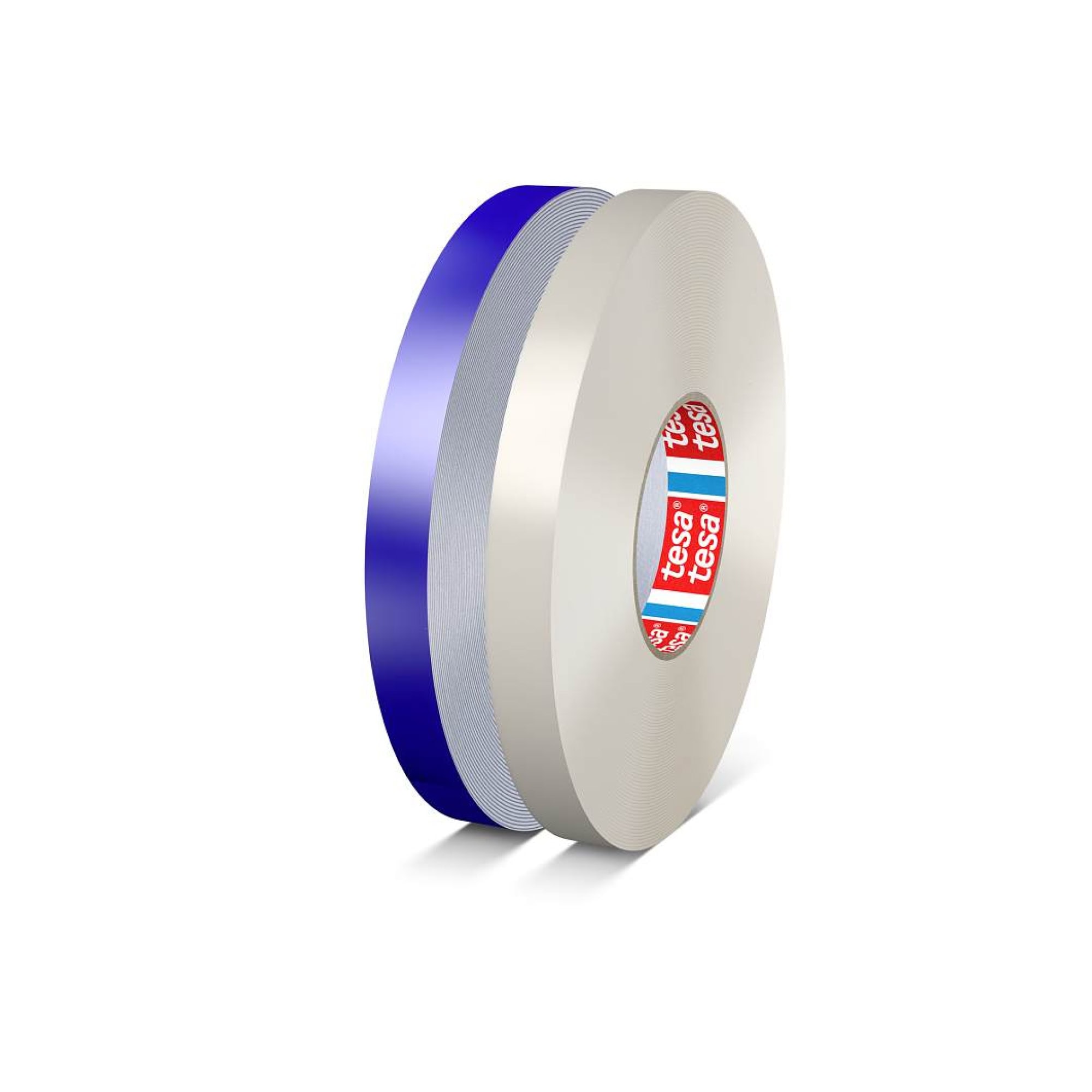 tesa® 62957, 25 mm x 800 m, 1,0 mm, Weiß, Doppelseitiges  PE-Schaumstoffklebeband