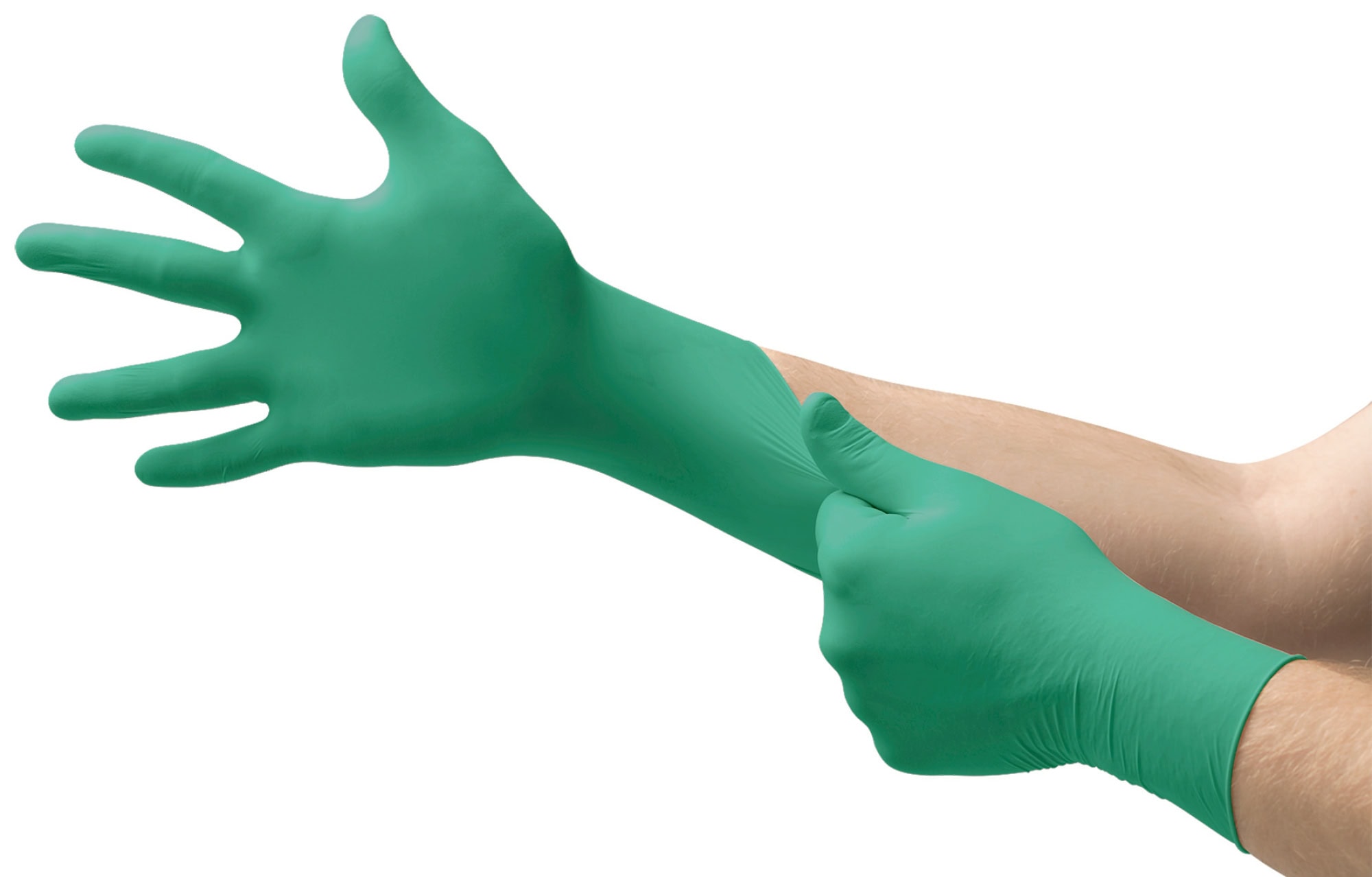 Ansell TouchNTuff™ 92-600 Chemikalienschutzhandschuh 92600100, Für Chemikalienhandling und Lebensmittelverarbeitung, Größe XL, Grün, 240 mm lang, Mit TNT™ Technologie und Dermatest® Zertifizierung