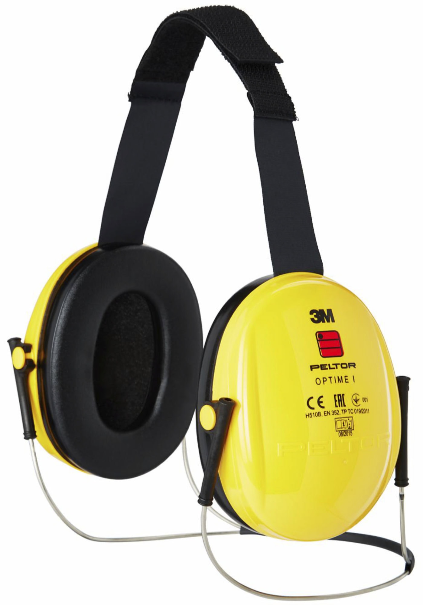 Preview: 3M™ Peltor™ Optime™ I 510B, SNR = 26 dB, Gelb/Schwarz, Nackenbügel Kapselgehörschutz für laute Arbeitsumgebungen