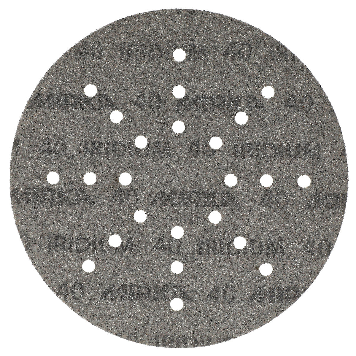 Mirka Iridium 2468002518, Ø 225 mm, P220, Multilochung, Kletthaftend, Schleifscheibe mit Keramik- und Aluminiumkorn