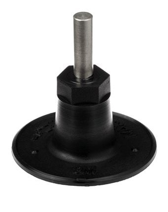 3M Roloc + Aufnahmeteller ZR-AC 9987, Nr. 3, Ø 50 mm, 6 mm Schaft, Roloc + Stützteller für Roloc + & Scotch-Brite Schleifscheiben mit Gewinde