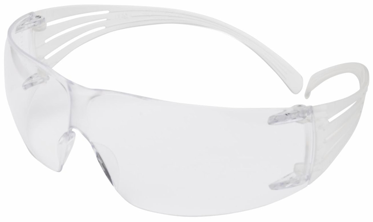3M SecureFit SF201AS, Klar, AS/UV, 2C-1.2 3M 1 FT K, Schutzbrille aus Polycarbonat