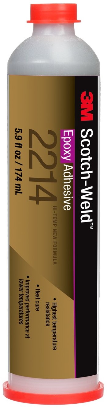 3M Scotch-Weld SW 2214 HT/NF, High Temperature New Formular, 174 ml, Grau, Hochtemperatur 1-Komponenten-Konstruktionsklebstoff