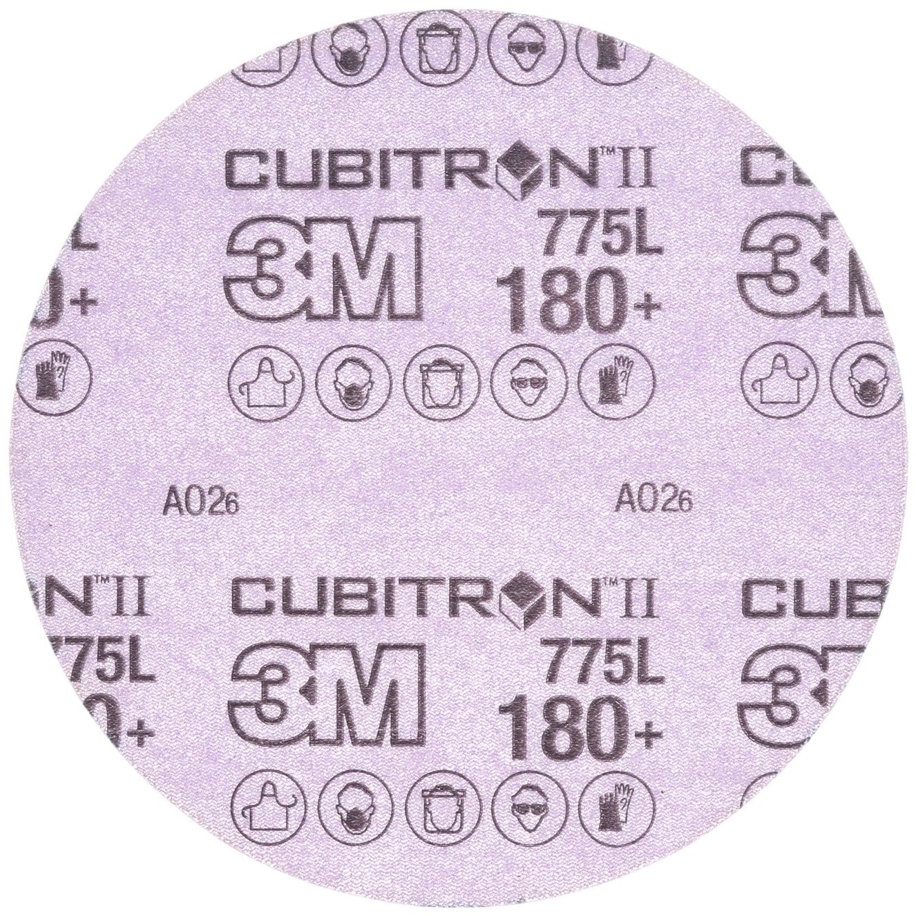 3M Cubitron II Hookit 775L 743861, Ø 125 mm, 180+, Ungelocht, Kletthaftend, Filmscheibe mit Präzisions-Keramikkorn