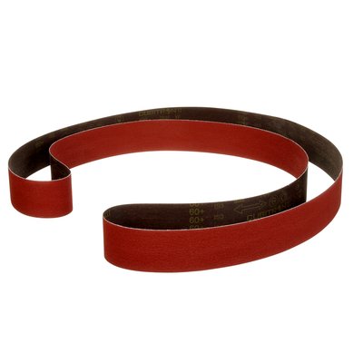 3M Cubitron II 784F, 150 mm x 2000 mm, 120+, XF-Polyester, Universal Schleifband mit Präzisions-Keramikkorn und Aluminiumoxid-Schleifkorn