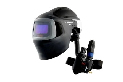 3M Speedglas 9100 MP mit Schweißfilter 9100XXi und Versaflo V-500E Drucklufteinheit, 3B, 578826, inkl. QRS-Luftschlauch und Tasche, Schweißmaske mit 