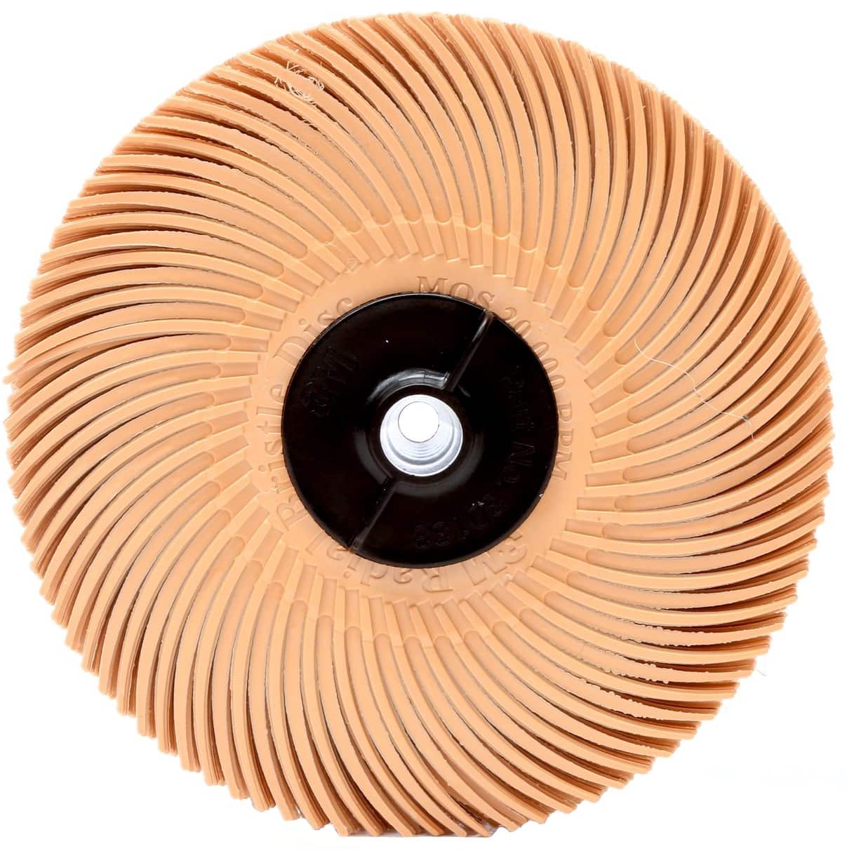 3M Scotch-Brite RB-ZB 30124, Ø 50 mm x 9,5 mm, P6000, Typ C, Orange, 30.000 U./Min., Radial Bristle Brush, Für Reinigungs- und Entgratungsarbeiten