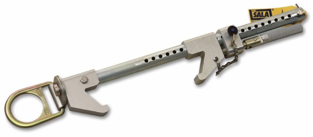 3M DBI-SALA Festträgerklemme 2108415, Passend für Breite: 30,48 - 91,44 cm und Dicke: 1,27 - 6,35 cm, 4,13 Kg, Temporärer Anschlagpunkt für 