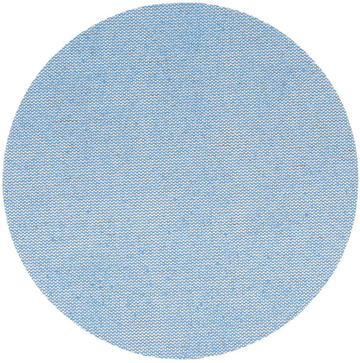 3M Hookit Gitternetz Schleifscheibe Blau 320W 36423, Ø 150 mm, P180, Für Lack, Holz, Spachtel, Metall, Gitternetz, 12.000 U./Min., Kletthaftend, 