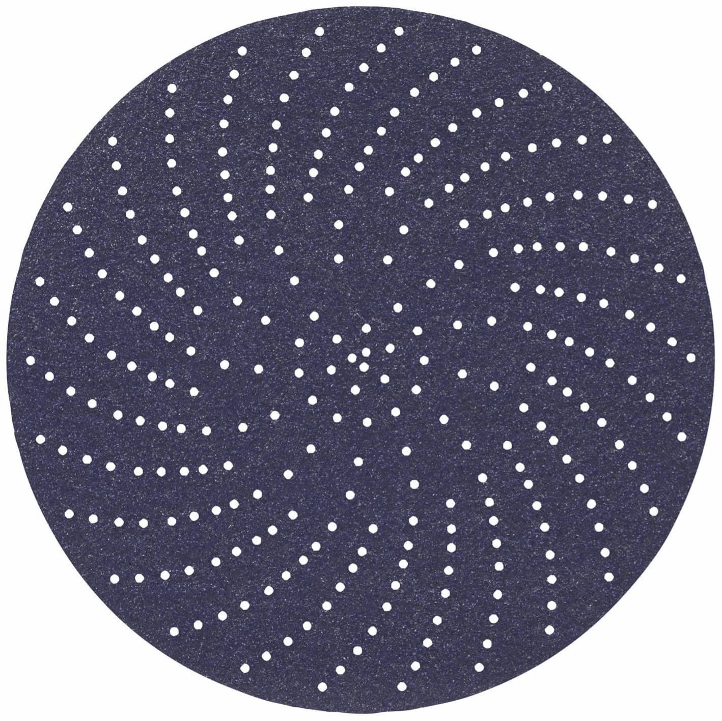 3M Cubitron II Xtract Schleifscheibe 726A, Ø 150 mm, 180+, Für hohen Abtrag von Holz, Metall, Spachtel und Lack, Multilochung, Kletthaftend, 