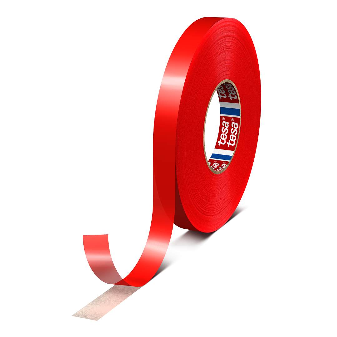 tesafix 4914, 25 mm x 50 m, Transparent, Doppelseitiges Vliesband