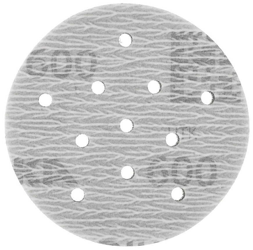 Mirka Iridium Soft Schleifscheibe 249JV02092, Ø 77 mm, Dicke: 5 mm, P1000, A (Aluminiumkorn), Multilochung, Kletthaftend, Für Lackschliff & 