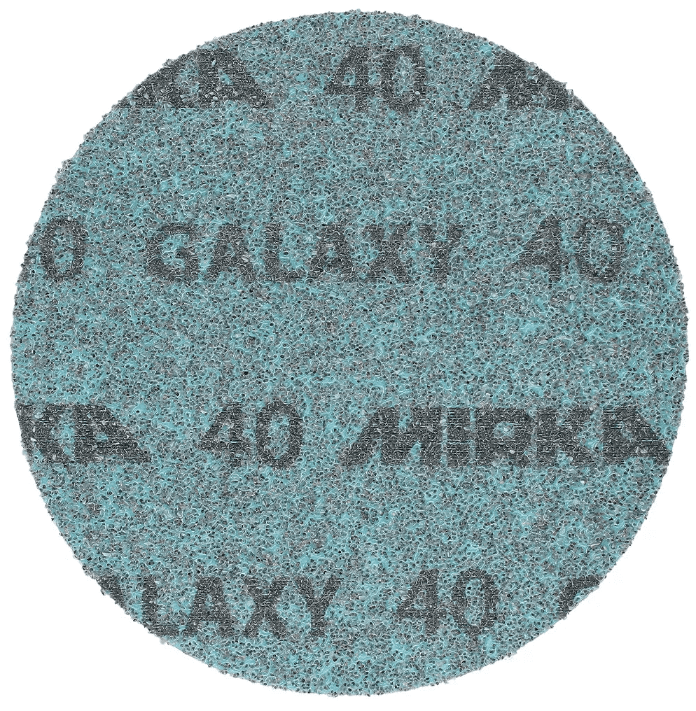 Mirka Galaxy FY62205093, Ø 150 mm, P1200, Ungelocht, Kletthaftend, Filmscheibe mit Präzisions-Keramik- & Aluminiumkorn