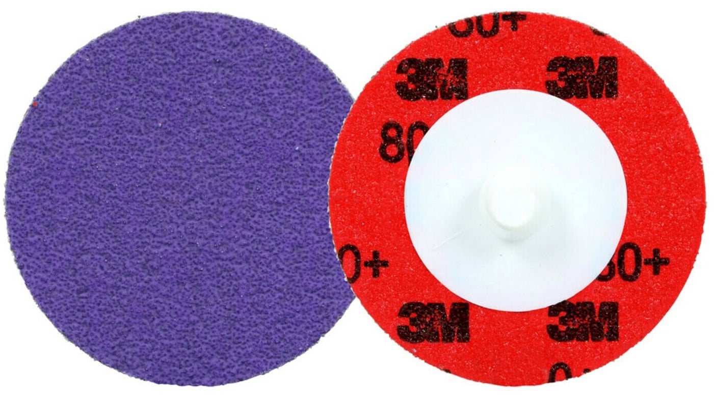 3M Roloc Cubitron 3 1184F Fiberscheibe 331725, Ø 76 mm, 36+, 20.000 U./Min., Ungelocht, YF-Gewebe, Präzisions-Keramikkorn, Für Metall Universal