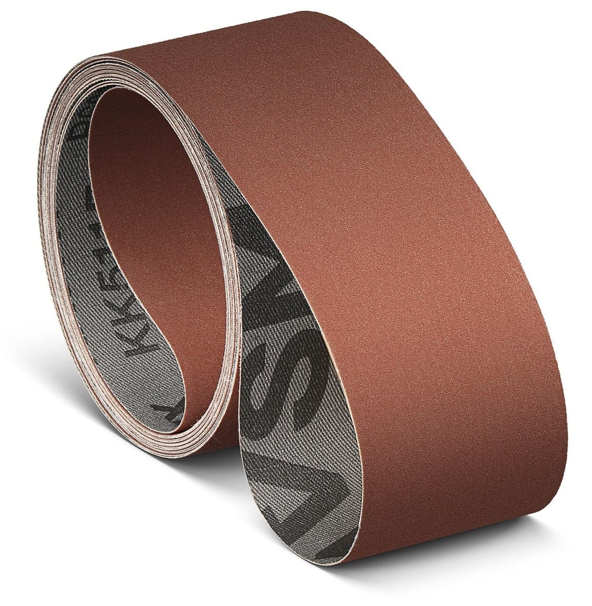 VSM ALUMINIUMOXID KK511F 758407, 50 mm x 3500 mm, A, P180, F-Baumwolle, Ausführung (E07), Rot-braun, Schmalband mit Aluminium, Für Edelstahl und NE-