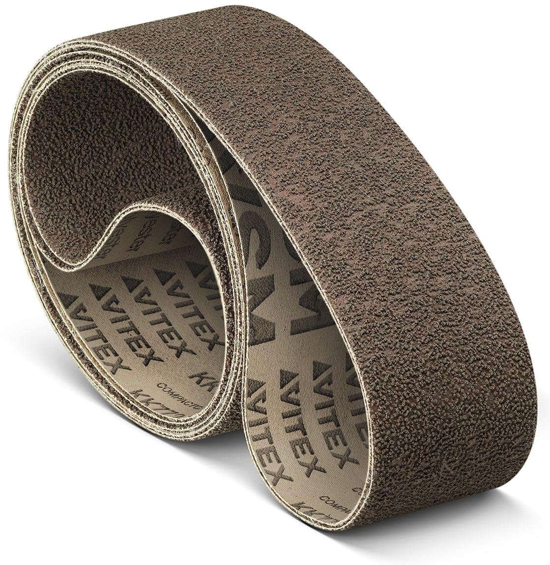 VSM COMPACTGRAIN (AO) KK772J 769382, 150 mm x 2500 mm, A, P120, J-Polyester, Ausführung (E07), Grau, Schmalband mit Aluminium Granulat, Für Edelstahl