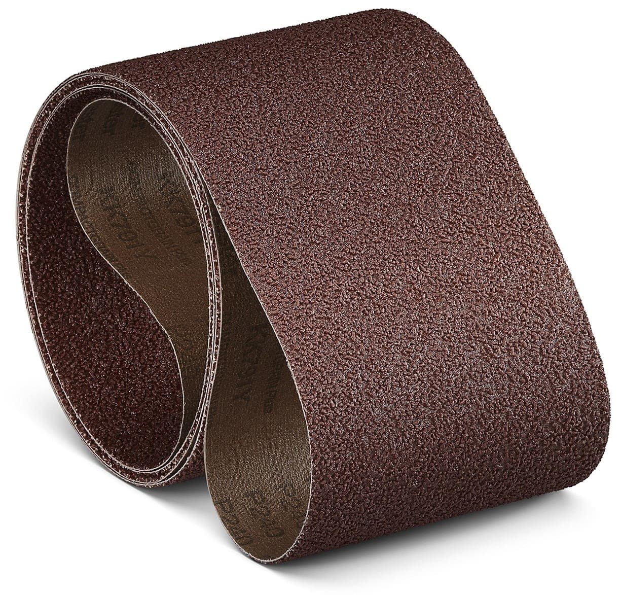 VSM COMPACTGRAIN PLUS KK791Y 709879, 150 mm x 2500 mm, A, P800, Ausführung (E07), Y-Polyester, Rot-braun, Schmalband mit Aluminium Granulat, Für 