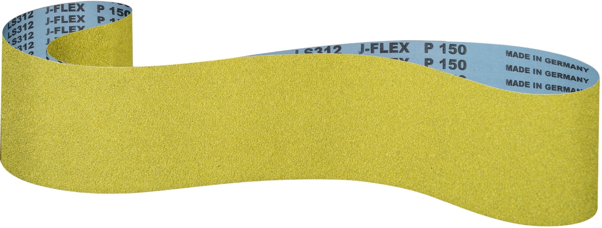 KLINGSPOR LS 312 JF Schleifband 660271, 40 mm x 815 mm, P240, A, F4G, Aluminiumkorn, Für universal Metall, Edelstahl, Stahl & Holz Schleifanwendungen