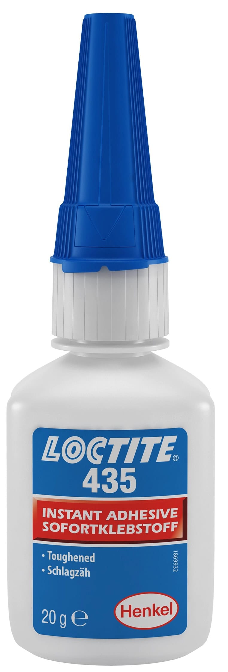 Henkel Loctite 435 Sofortklebstoff, 50 g, Transparent, 872321, Schlagzäh