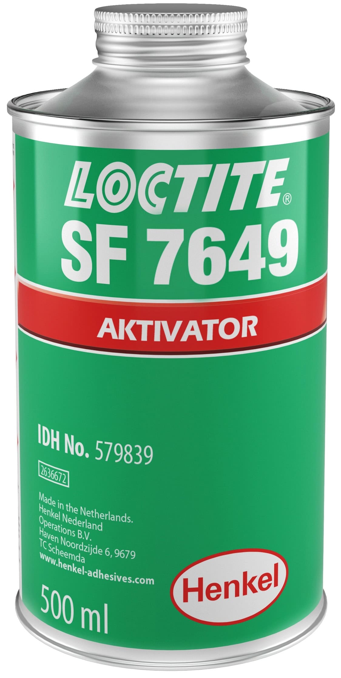 Henkel Loctite SF 7649 Aktivator, 500 ml, Grün, 579839, Zum Beschleunigen der Aushärtung