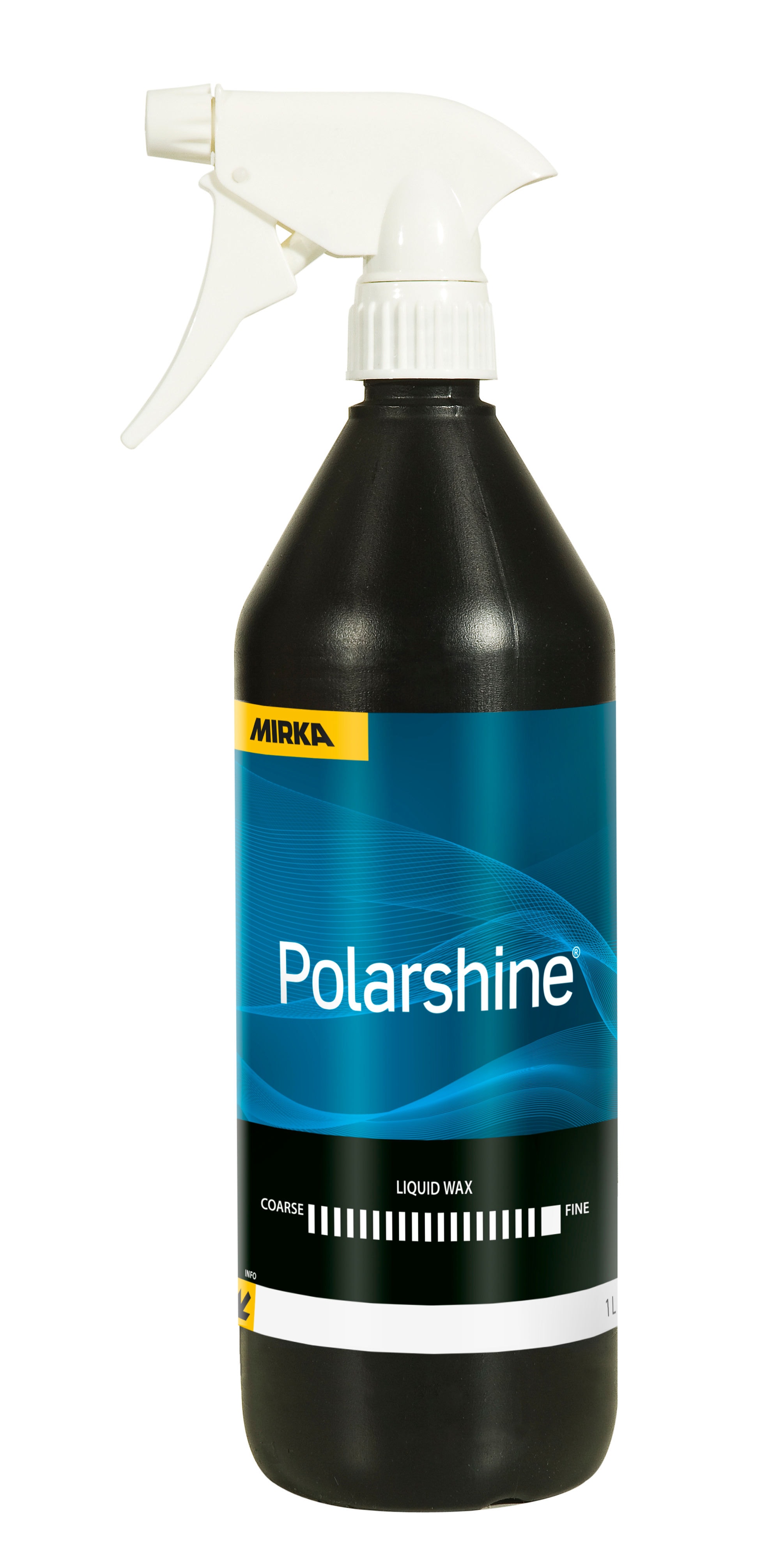 Mirka Polarshine Liquid Wax 7992725111, 1 Liter, Flüssigwachs, zur schnellen Versiegelung von polierten Oberflächen