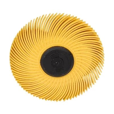 3M Scotch-Brite BB-ZS 62968, Ø 76 mm x 6 mm, P80, Typ C, Gelb, 10.000 U./Min., Bristle Disc Für Reinigungs- und Finisharbeiten