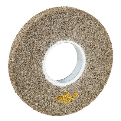 3M Scotch-Brite CP-WL 03281, Ø 203 mm x 50 mm, ø 76 mm, Härte 7, P320 - 500, A, Medium, 4.500 U./Min., Kompaktscheibe, Für Finisharbeiten