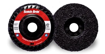 3M Scotch-Brite XT-RD Pro Extra Cut XTRDPEC125M14, Ø 125 mm, ø 22 mm, 12.500 U./Min., S, Extra coarse, Grobreinigungsscheibe, Für Reinigungs- und