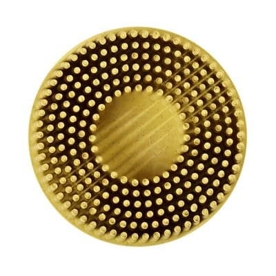 3M Scotch-Brite Roloc RD-ZB 22928, Ø 25 mm, P80, Gelb, 30.000 U./Min., Bristle Disc, Für Reinigungs- und Entgratungsarbeiten