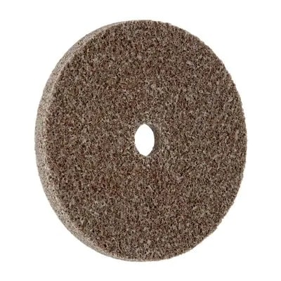 3M Scotch-Brite Roloc CP-UR 09743, Ø 75 mm x 3 mm, ø 10 mm, Härte 5, A, Fine 15.000 U./Min., Verpresste Kompaktscheibe, Für Entgratungs- und