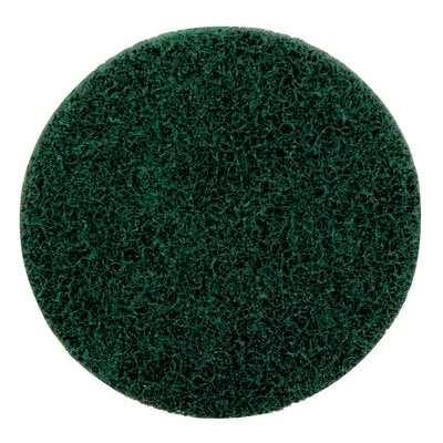 3M Scotch-Brite Roloc PN-DR PNDR4195, Ø 76 mm, K, Fine, Grün, 20.000 U./Min., Präzisions-Vliesscheibe ohne Zentrierloch, Für Abtrags- und