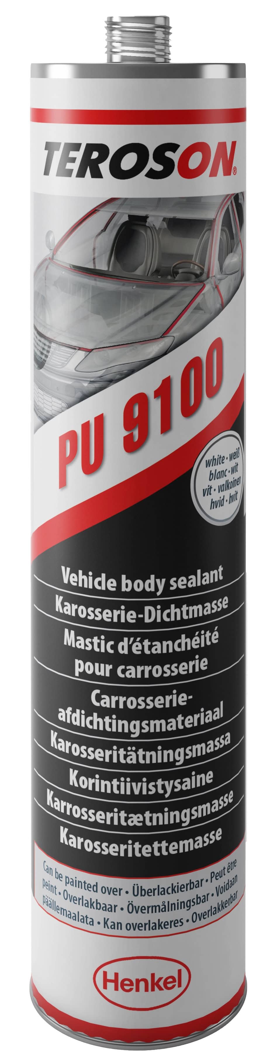 Henkel Teroson PU 9100 Polyurethan Kleb- und Dichtstoff, 310 ml, Weiß, 1 K, 1896978, Zum Abdichten von Fugen, Nähten und Blechstößen